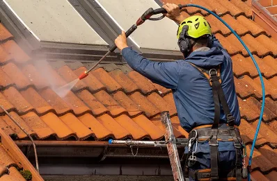 Démoussage et hydrofuge de toiture à Armes